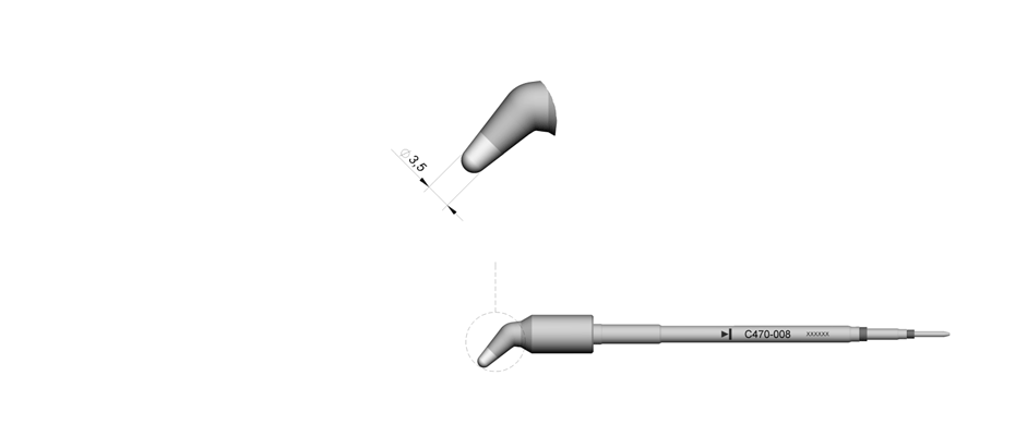 C470008 - Cartridge for T470 Comfort handpiece